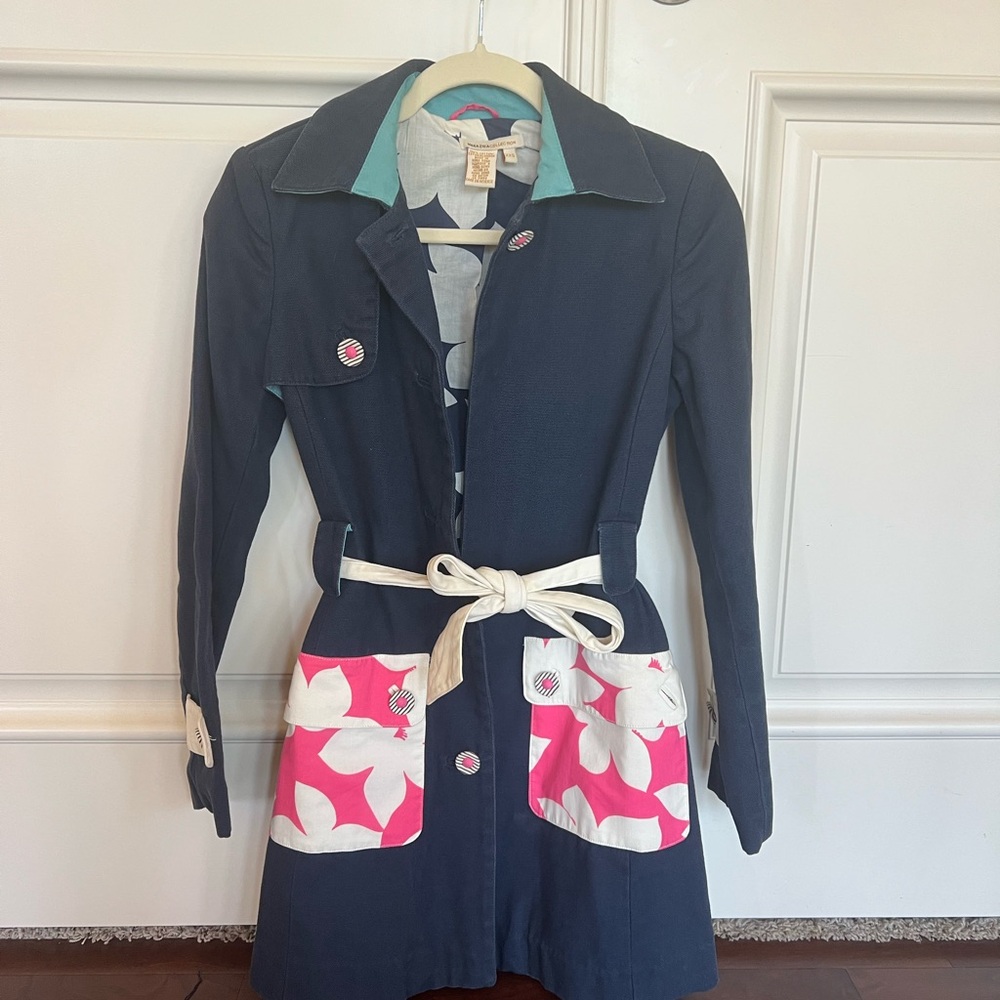 BCBG Maxazria Navy Peacoat